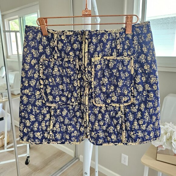 Sezane Foxy Skirt Cara Mix Print - Size 40 - Picture 2 of 11